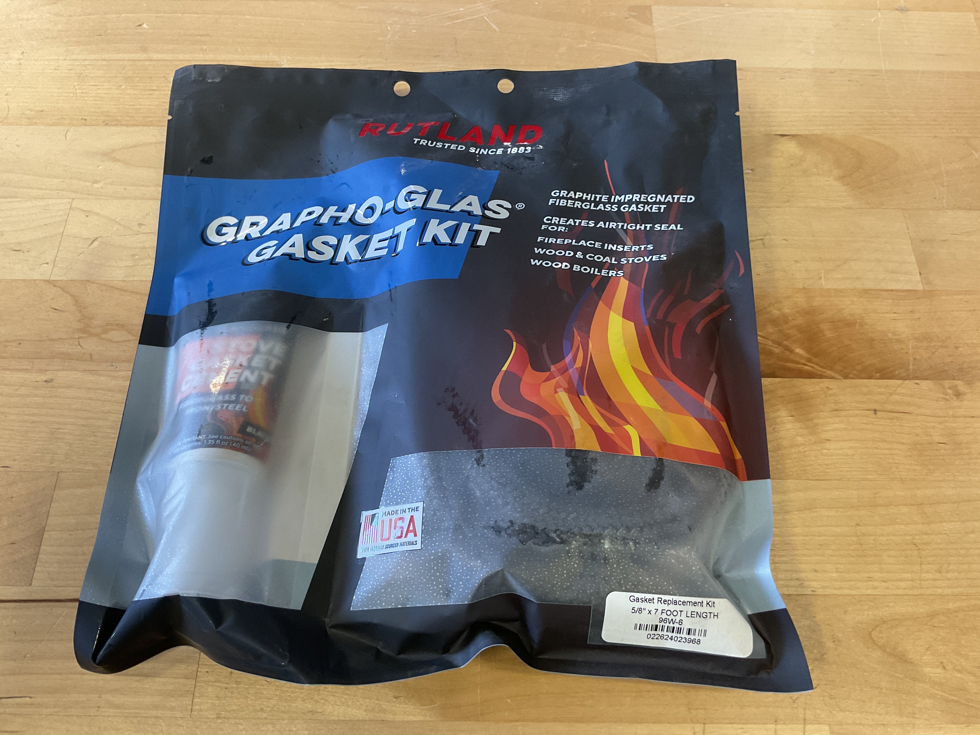 Rutland Gasket Replacement Kit 5/8"x 7ft