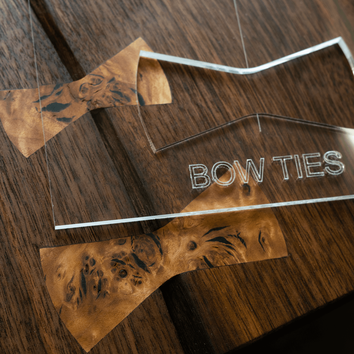 Acrylic Bow Tie Router Template