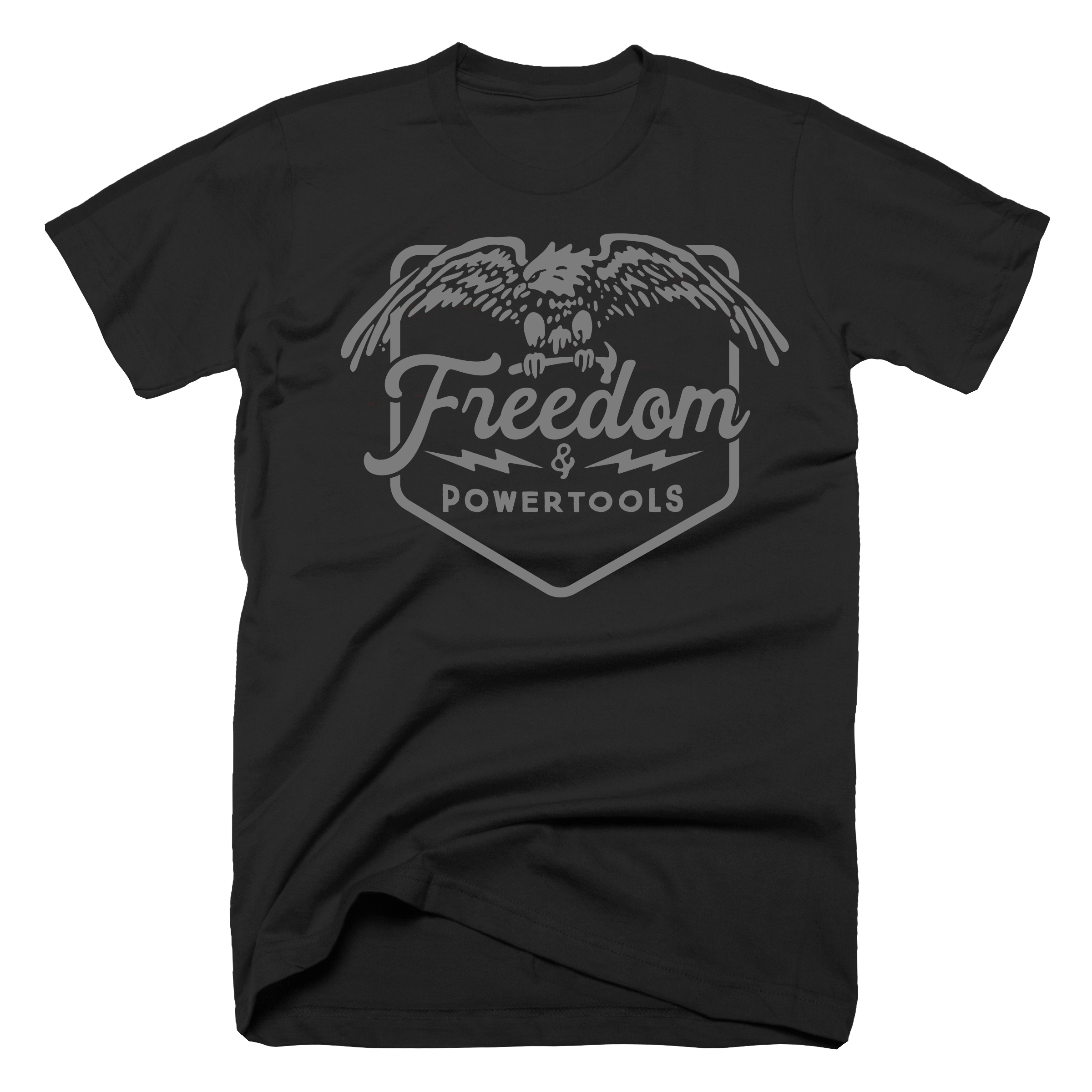 Freedom & Powertools Badge T-Shirt