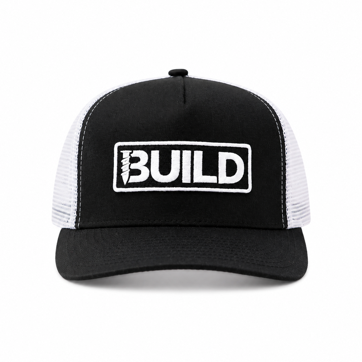 BUILD B&W Trucker Hat
