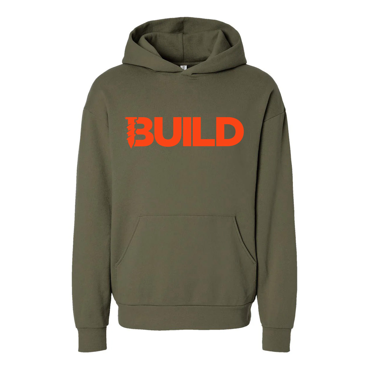 BUILD Blaze Orange Hoodie