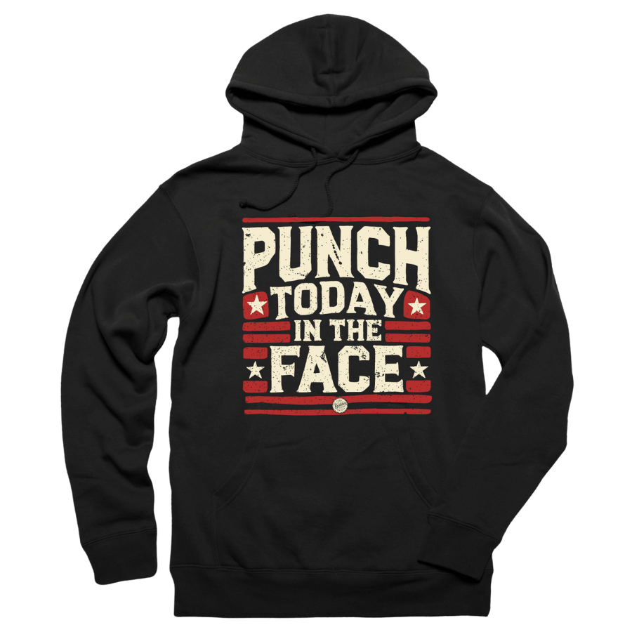 Punch Today in the Face USA Hoodie
