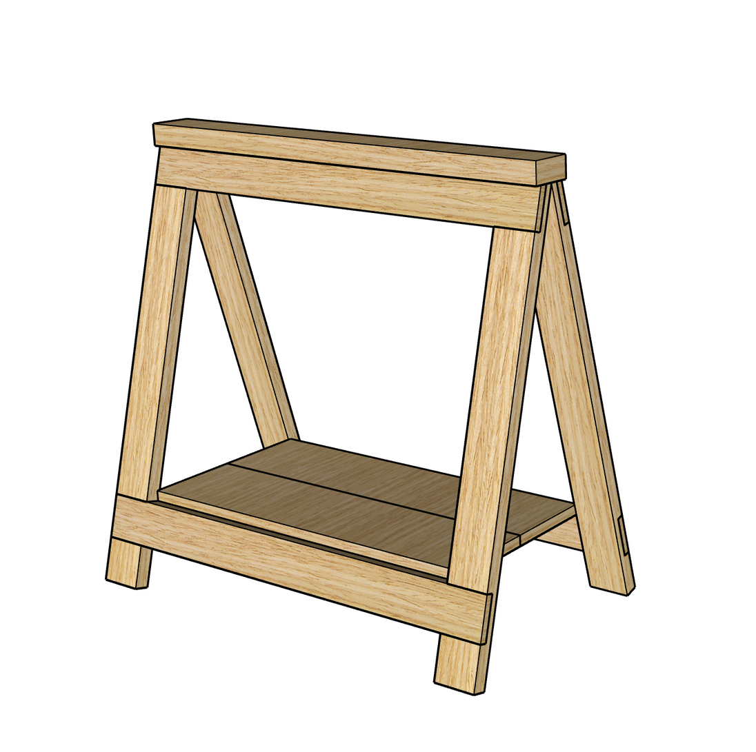 DIY Folding Sawhorse Plan - John Malecki Store