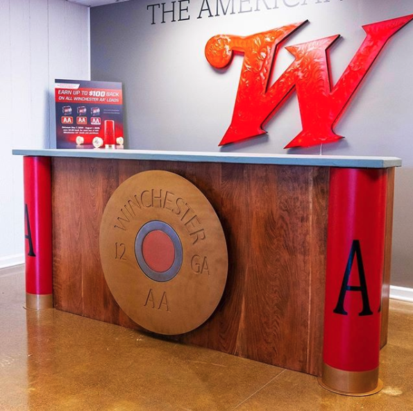 HUGE Desk & EPOXY Sign Build for WINCHESTER AMMO!