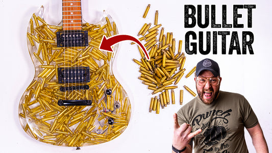 I Make a Guitar From BULLETS & EPOXY for Mat Best