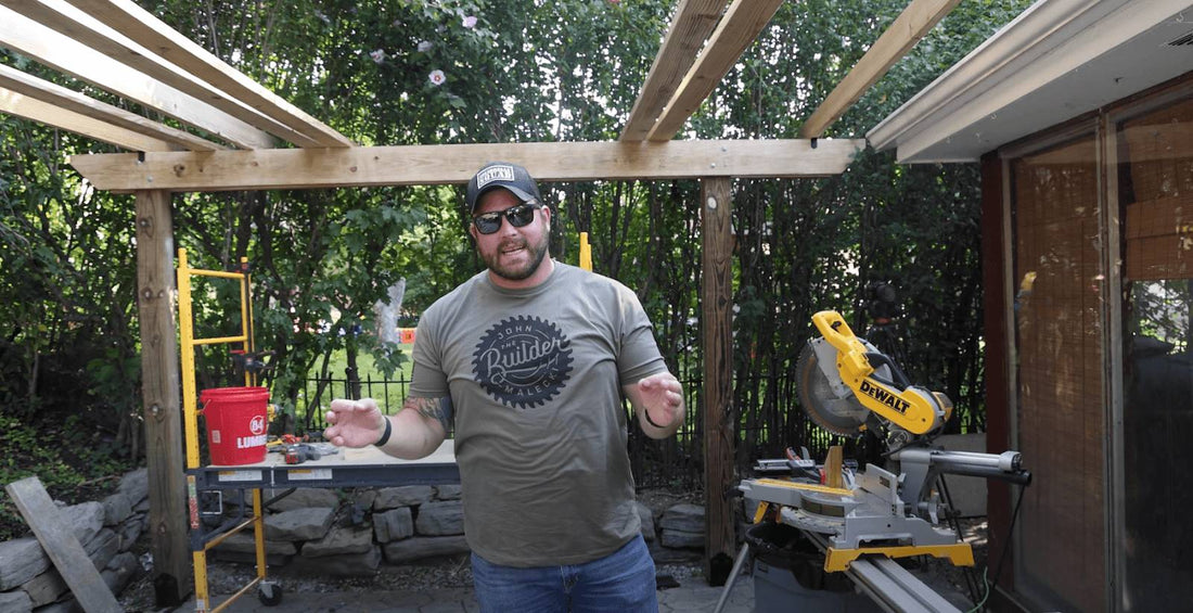 EASY 2 Day Pergola Build + GIVEAWAY Winners - EPIC Backyard Transformation Pt. 6
