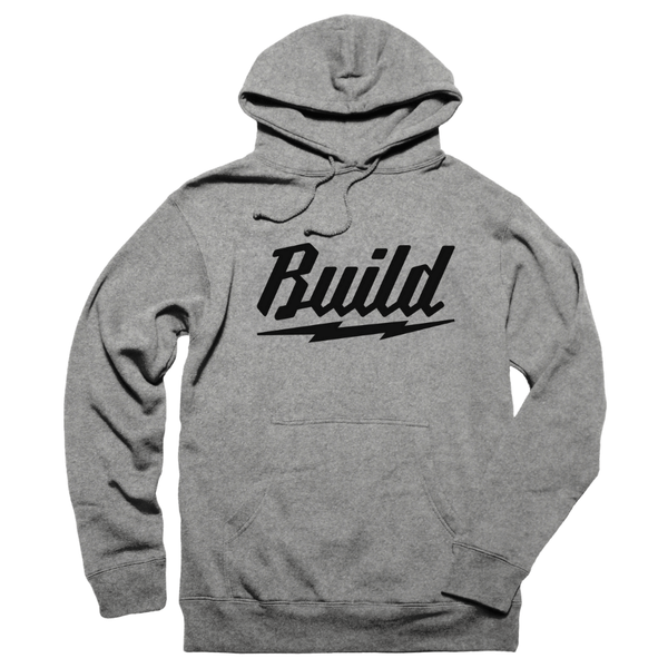Build Your Brand Men's Hoodie - Casual Cotton Blend Hoodie With Pocket