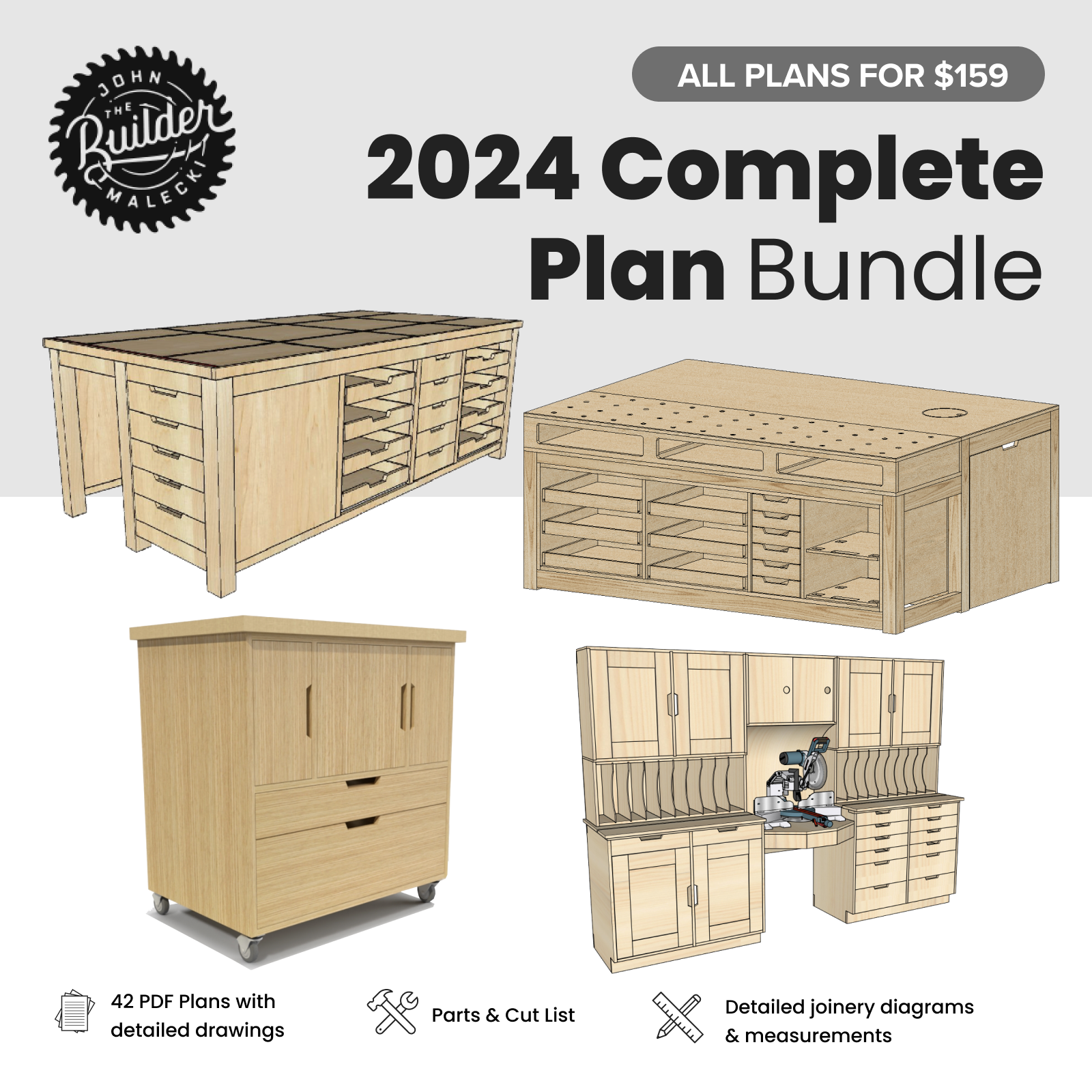 Complete Woodworking Plan Bundle John Malecki