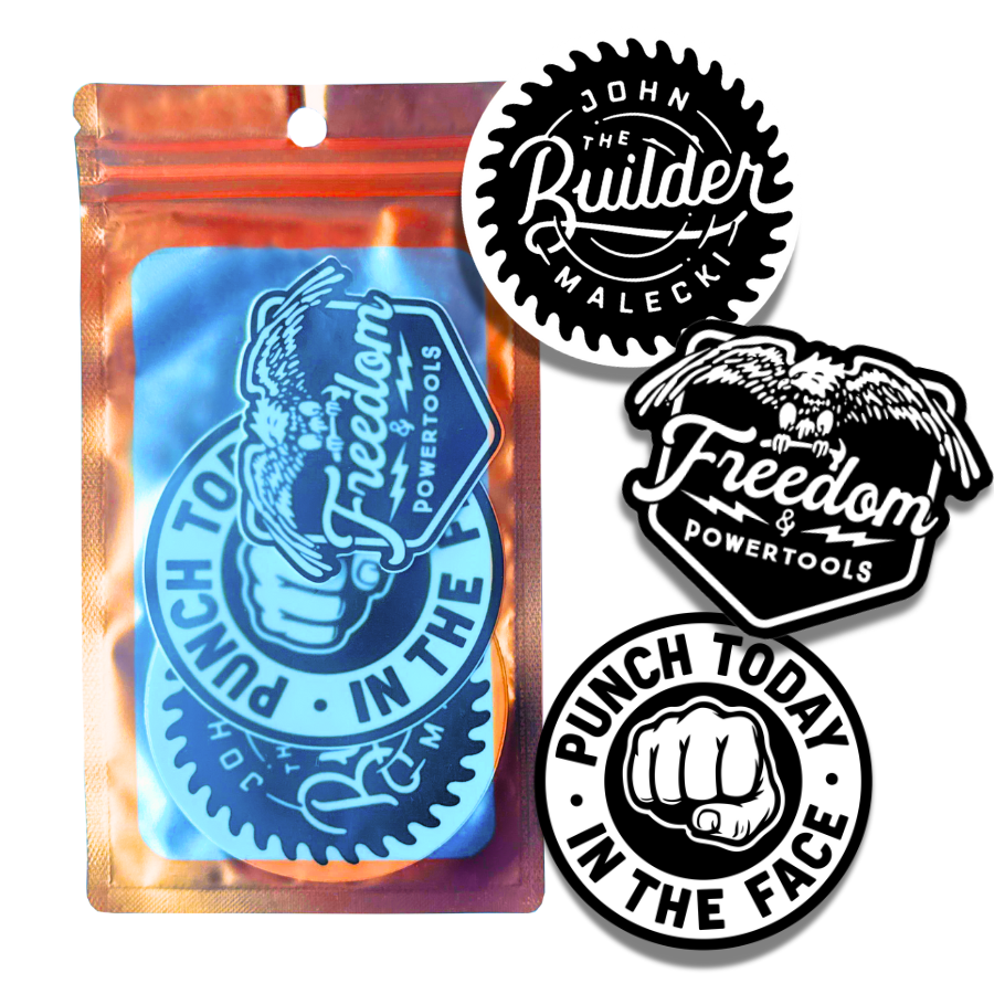 Punch Today in the Face 3-Sticker Pack