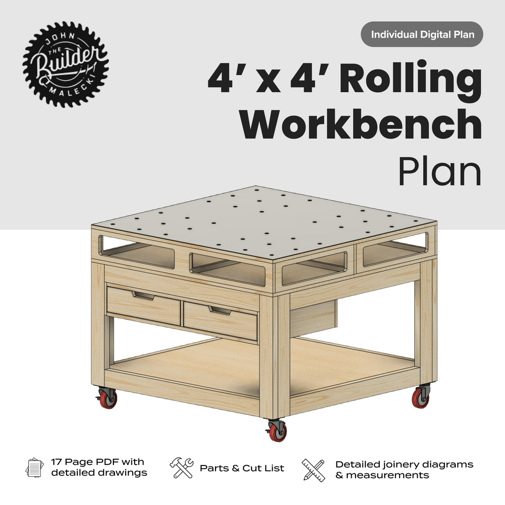Beginner Workbench with Storage Plan