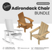 Adirondack Chair Plan BUNDLE - John Malecki Store