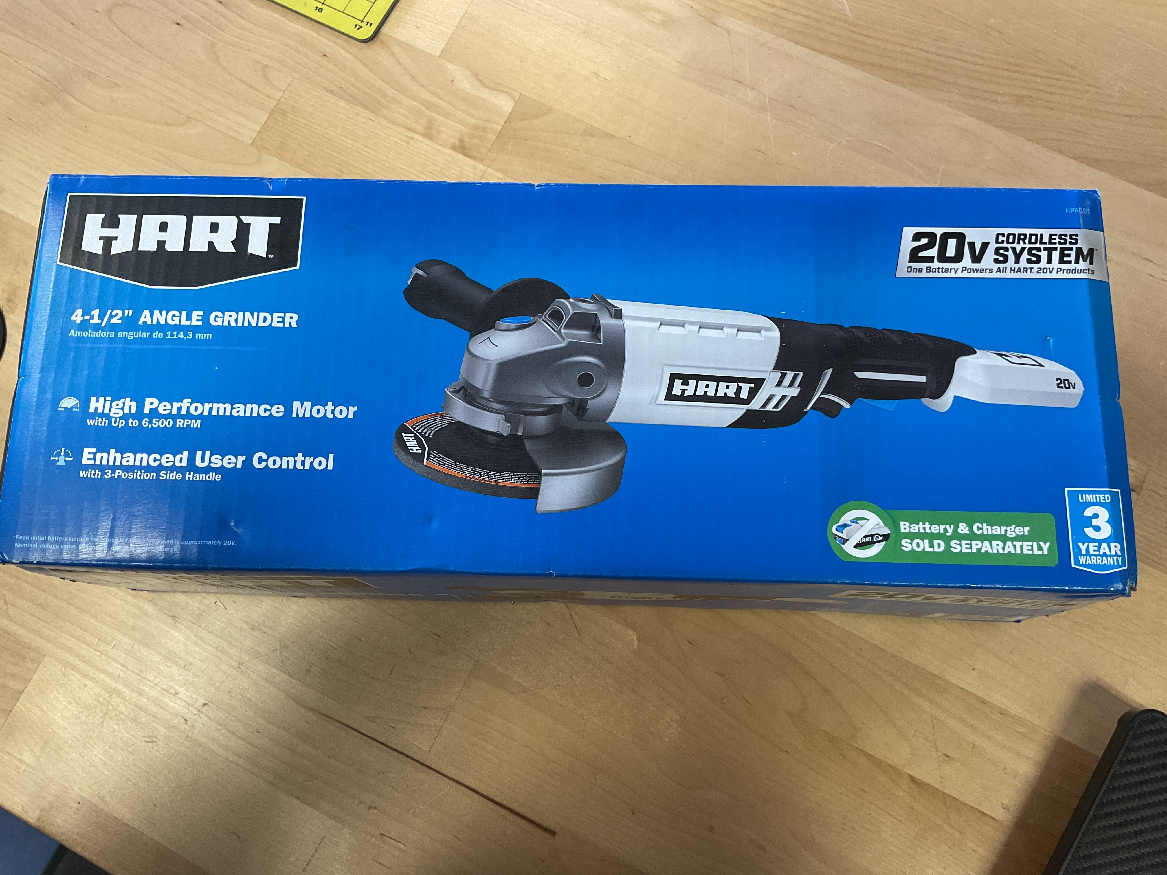 HART 4 1/2" Angle Grinder