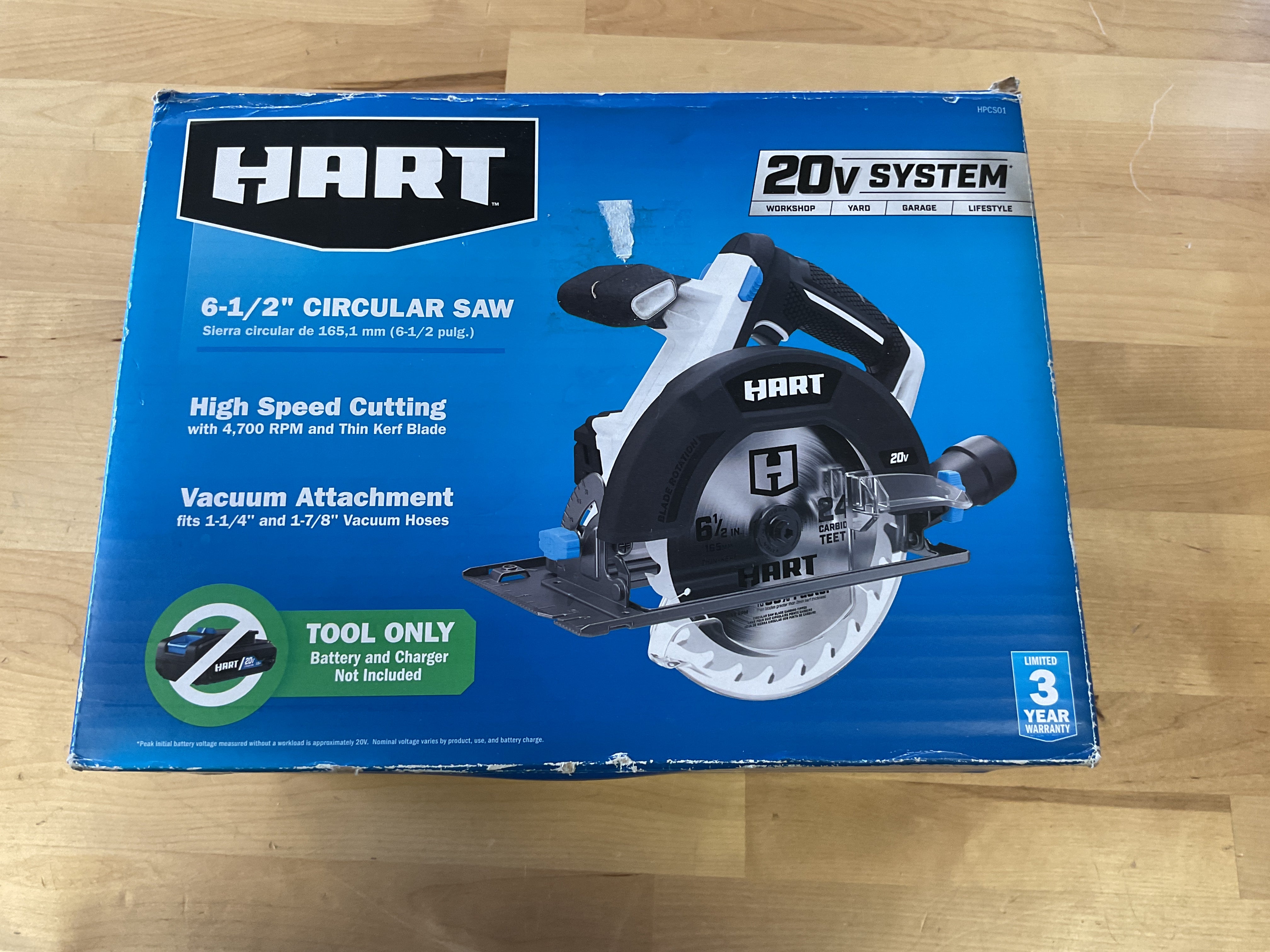 HART 6 1/2" Circular Saw (Tool Only)