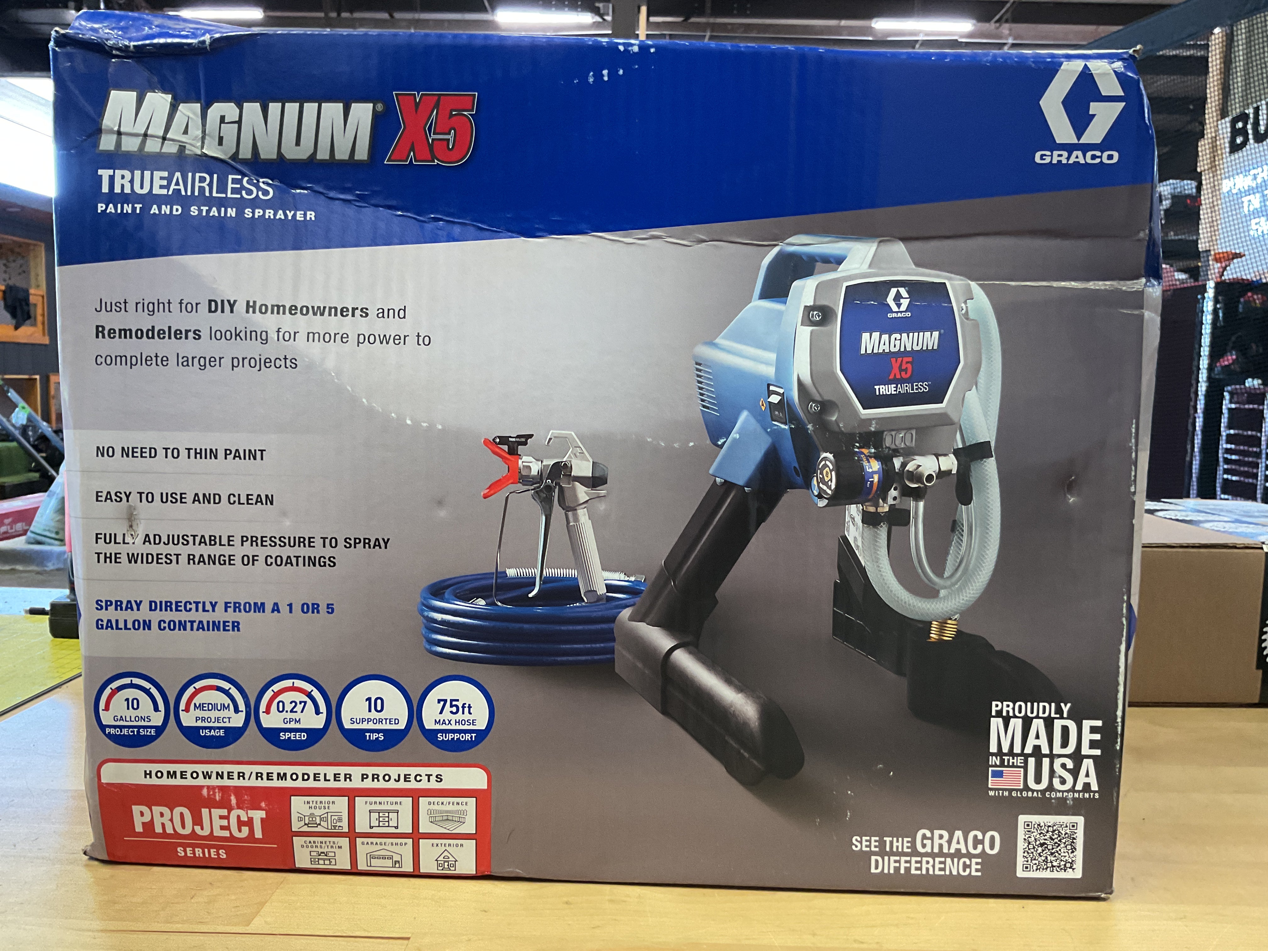 Graco Magnum x5 TrueAirless Paint and Stain Sprayer - PICK UP ONLY