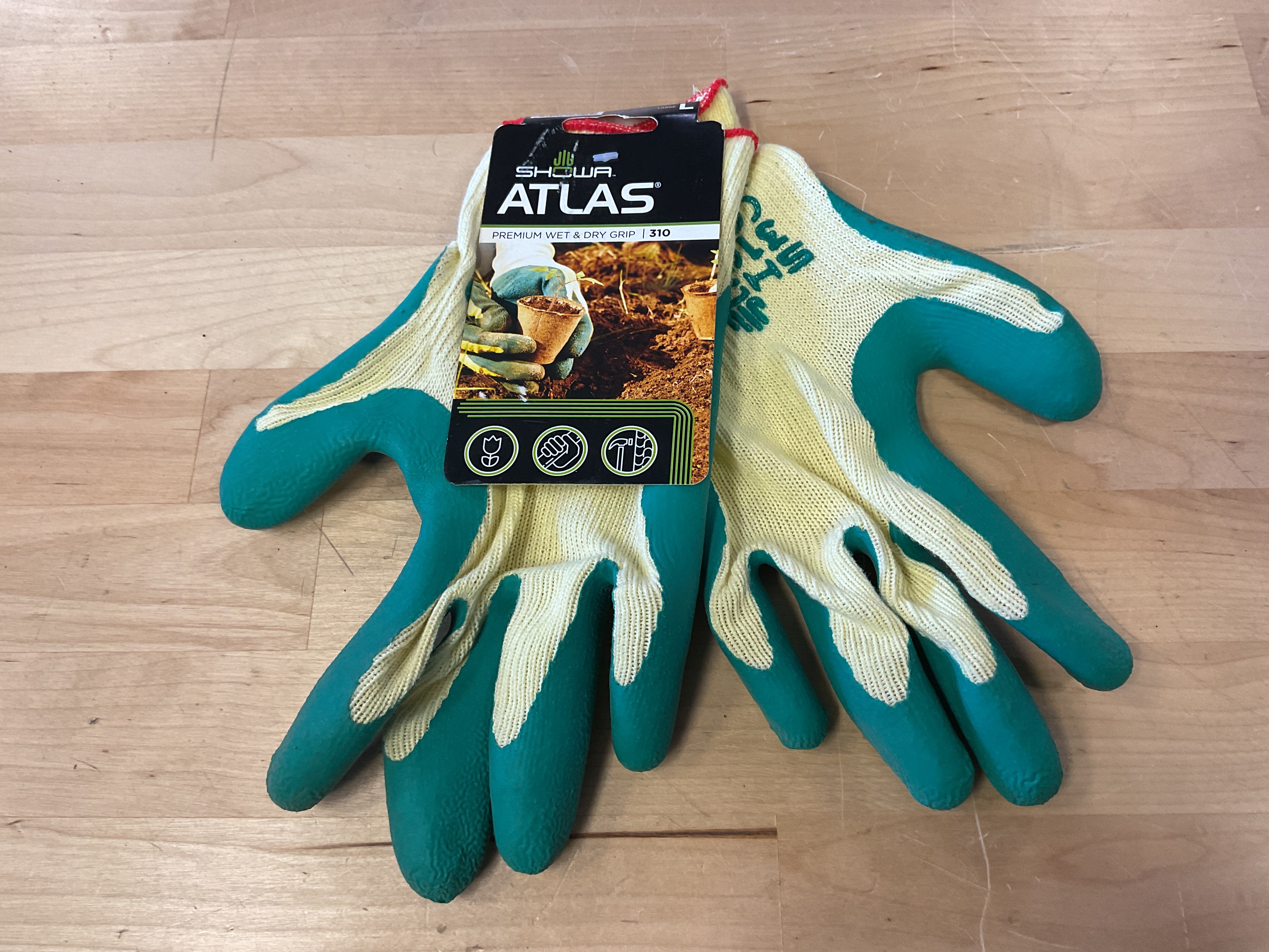 Showa Atlas Premium Wet & Dry Grip Gloves (L)