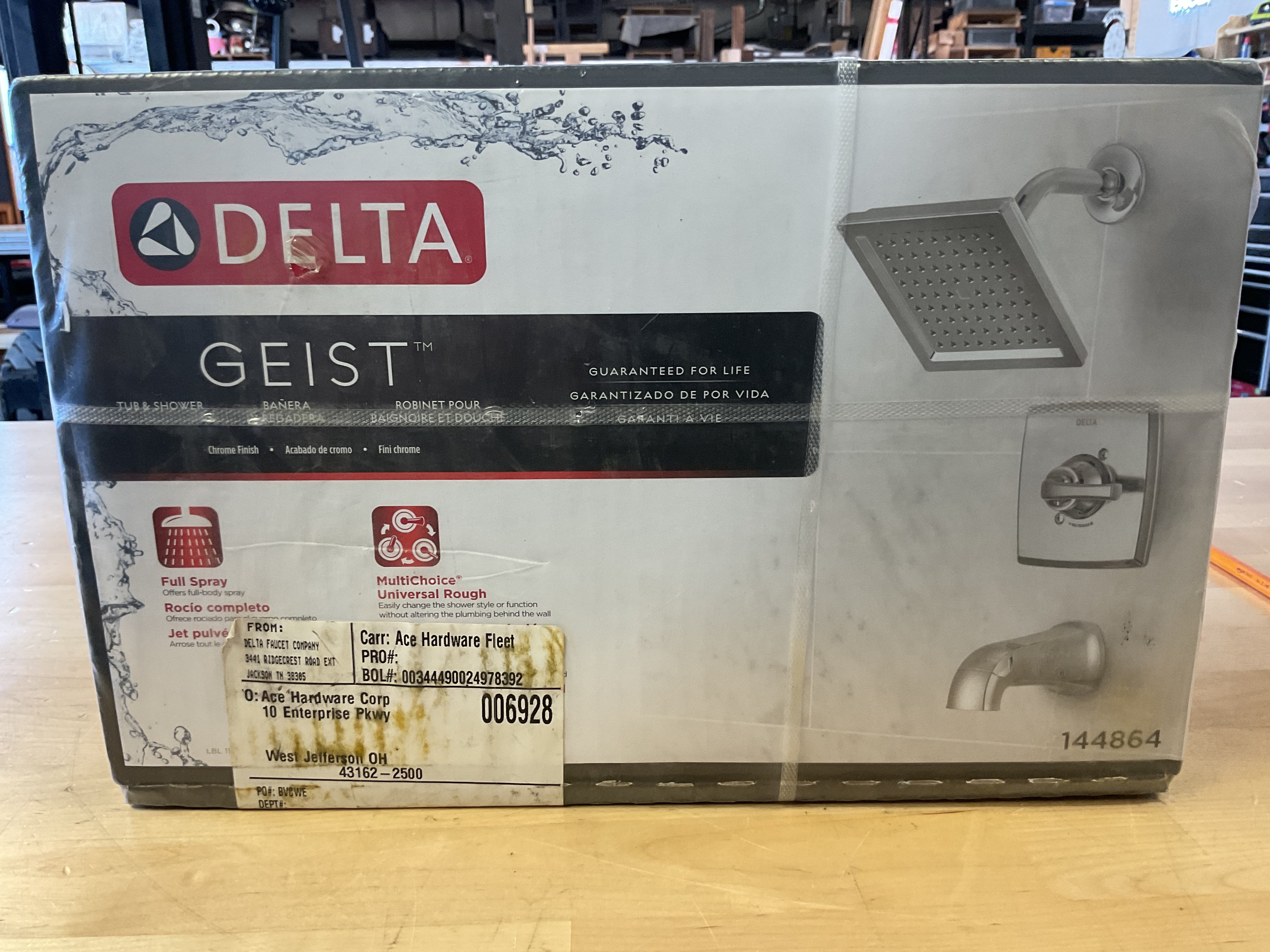 Delta Geist Tub&Shower Faucet Kit