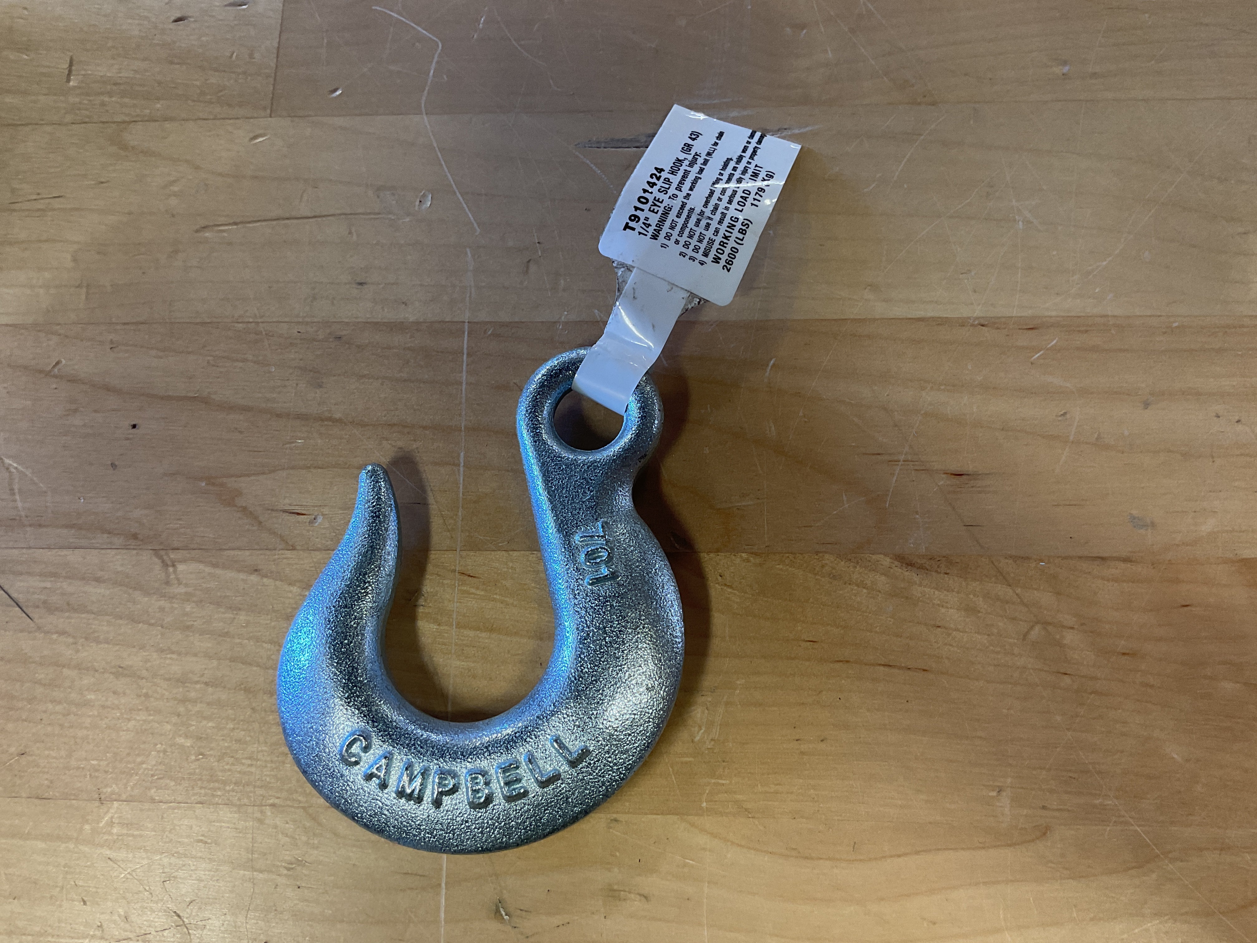 Campbell 1/4" Eye Slip Hook