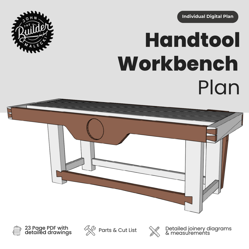 Hand Tool Workbench Plan - John Malecki - Woodworking, DIY Builds ...