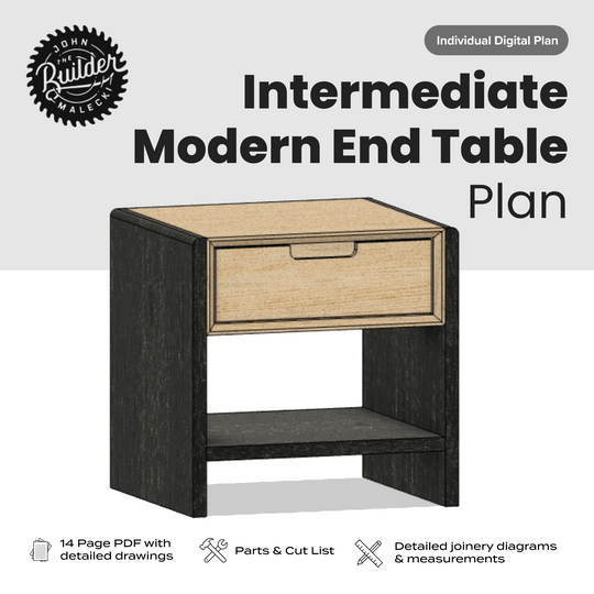 Amateur Modern End Table Plan - John Malecki Store