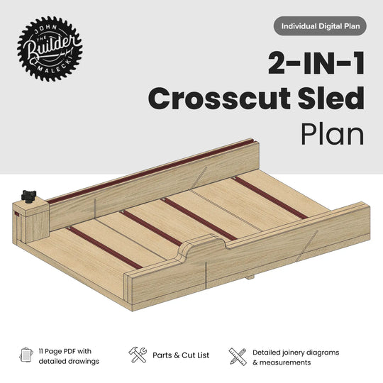2-IN-1 Crosscut Sled Plan