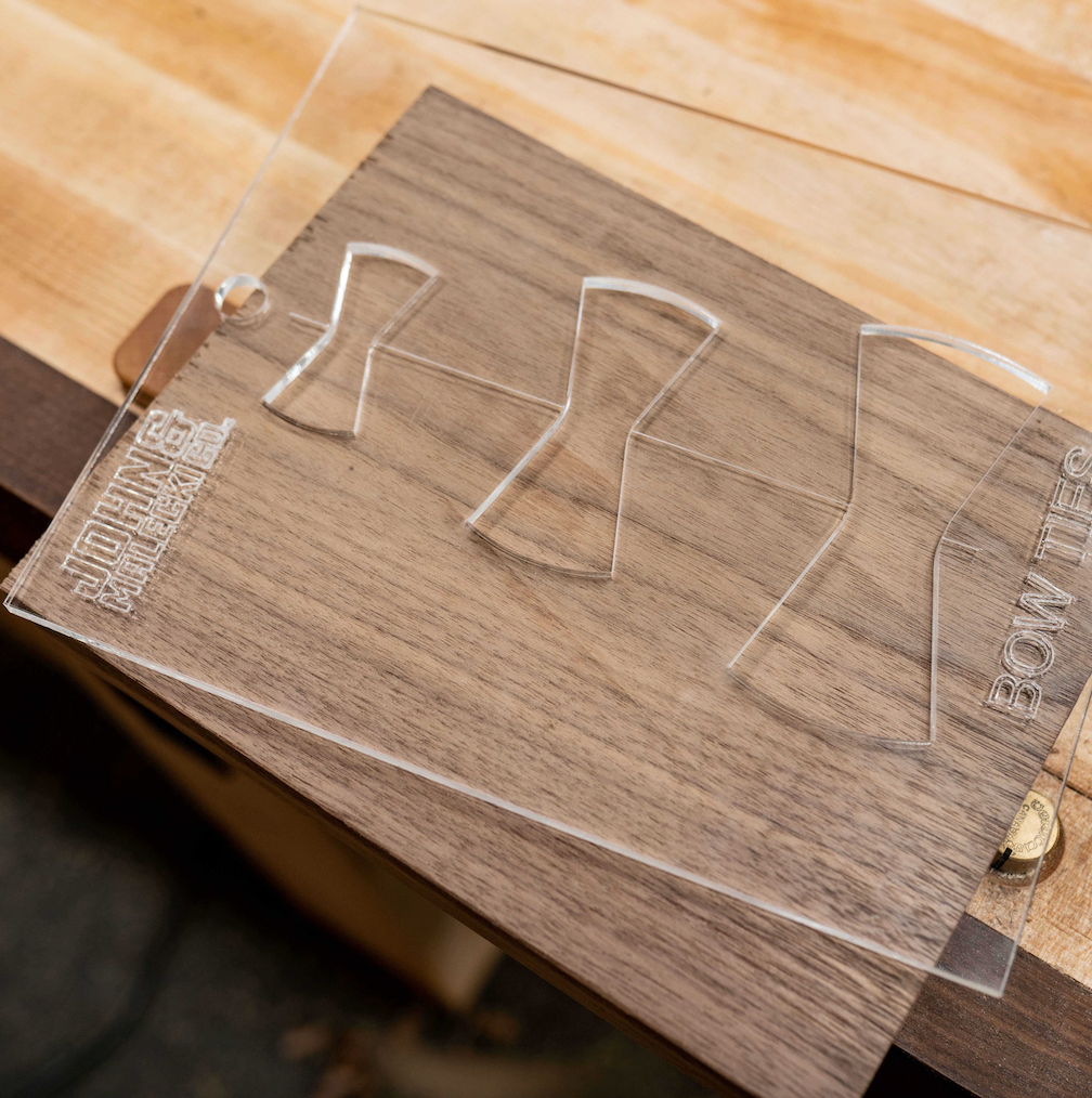 Acrylic Bow Tie Router Template