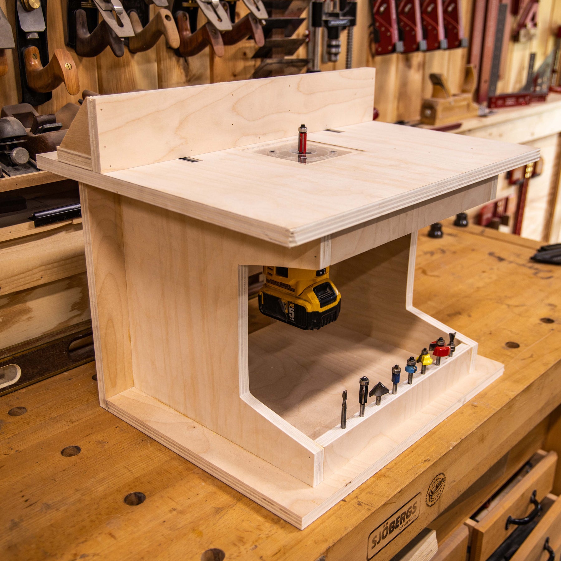 Compact Woodworking Router Table Plan - John Malecki Store