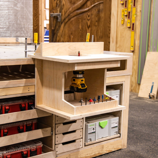 Compact Woodworking Router Table Plan - John Malecki - Woodworking, DIY ...