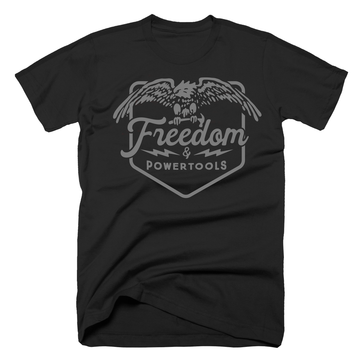 Freedom & Powertools Badge T-Shirt