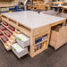 Table Saw Outfeed Table & Workbench Plan - John Malecki Store