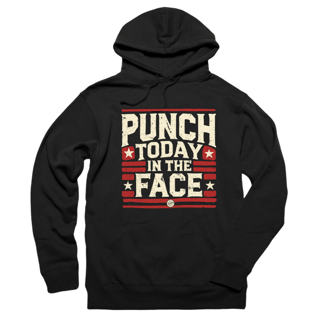 Punch Today in the Face USA Hoodie