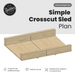 Simple Crosscut Sled Plan