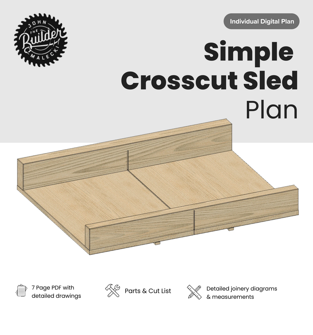 Crosscut Sled Plan Bundle