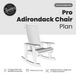 Pro Adirondack Chair Plan - John Malecki Store