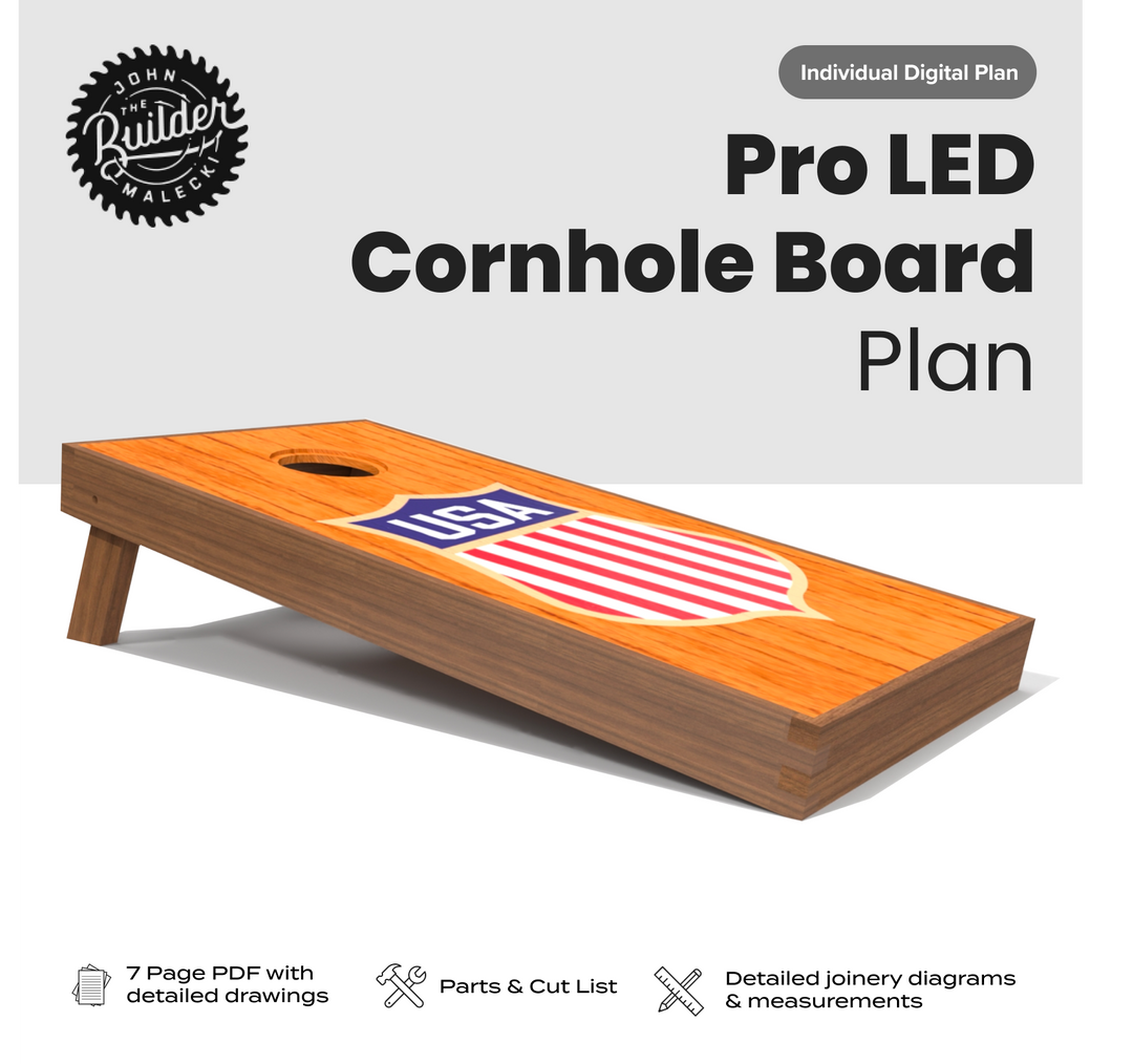 LED Cornhole Board Plan - John Malecki Store