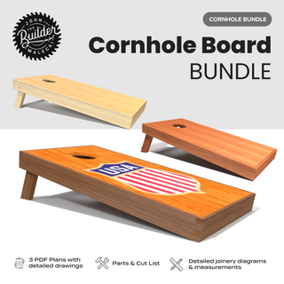 DIY Cornhole Board Plan Bundle