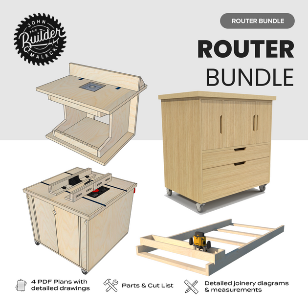 Woodworking Router Plan Bundle 