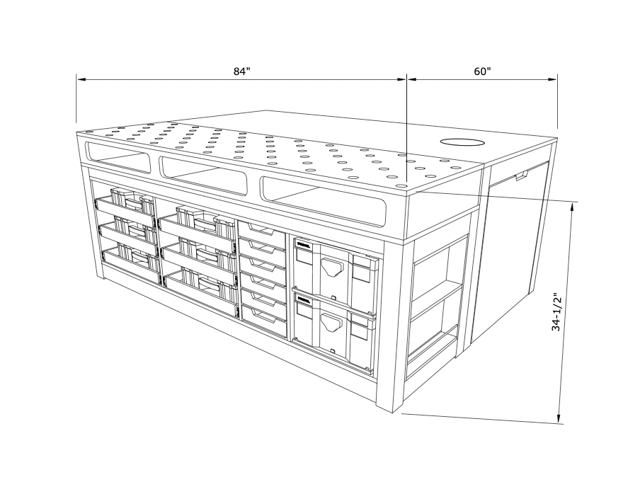 Table Saw Outfeed Table & Workbench Plan - John Malecki Store