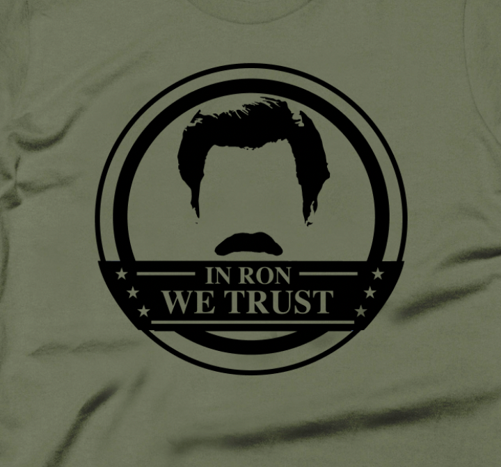 In Ron We Trust OD Green T-Shirt
