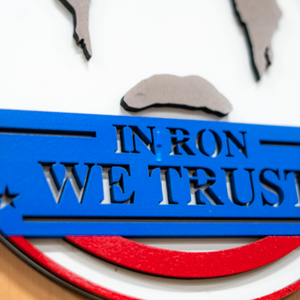 Limited Edition "In Ron We Trust" Wall Art