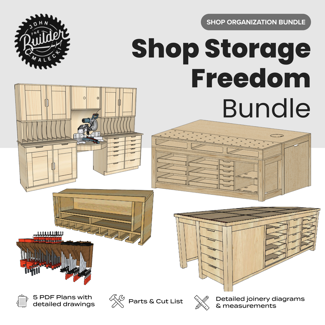 Freedom Bundle - Workshop Storage Plan Bundle - John Malecki Store