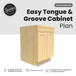 Easy Tongue & Groove Cabinet Plan - John Malecki Store